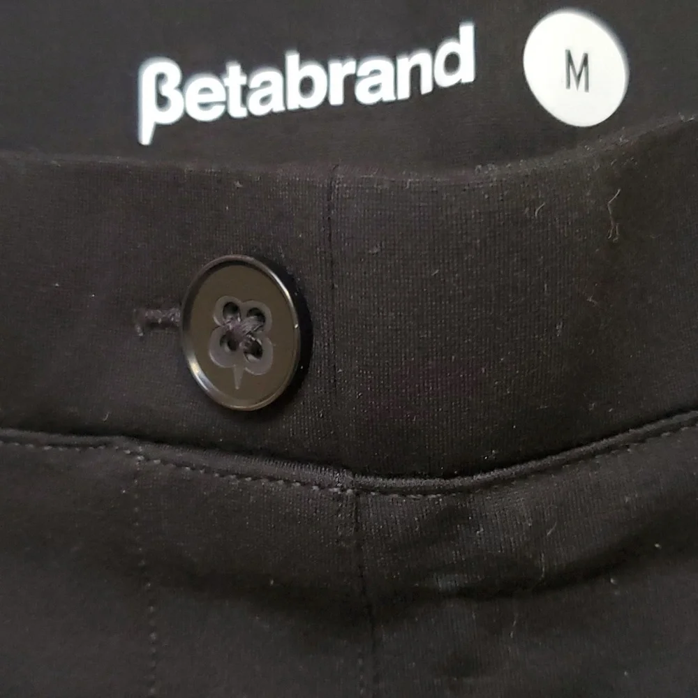 New!! Betabrand Black Yoga Dress Pants